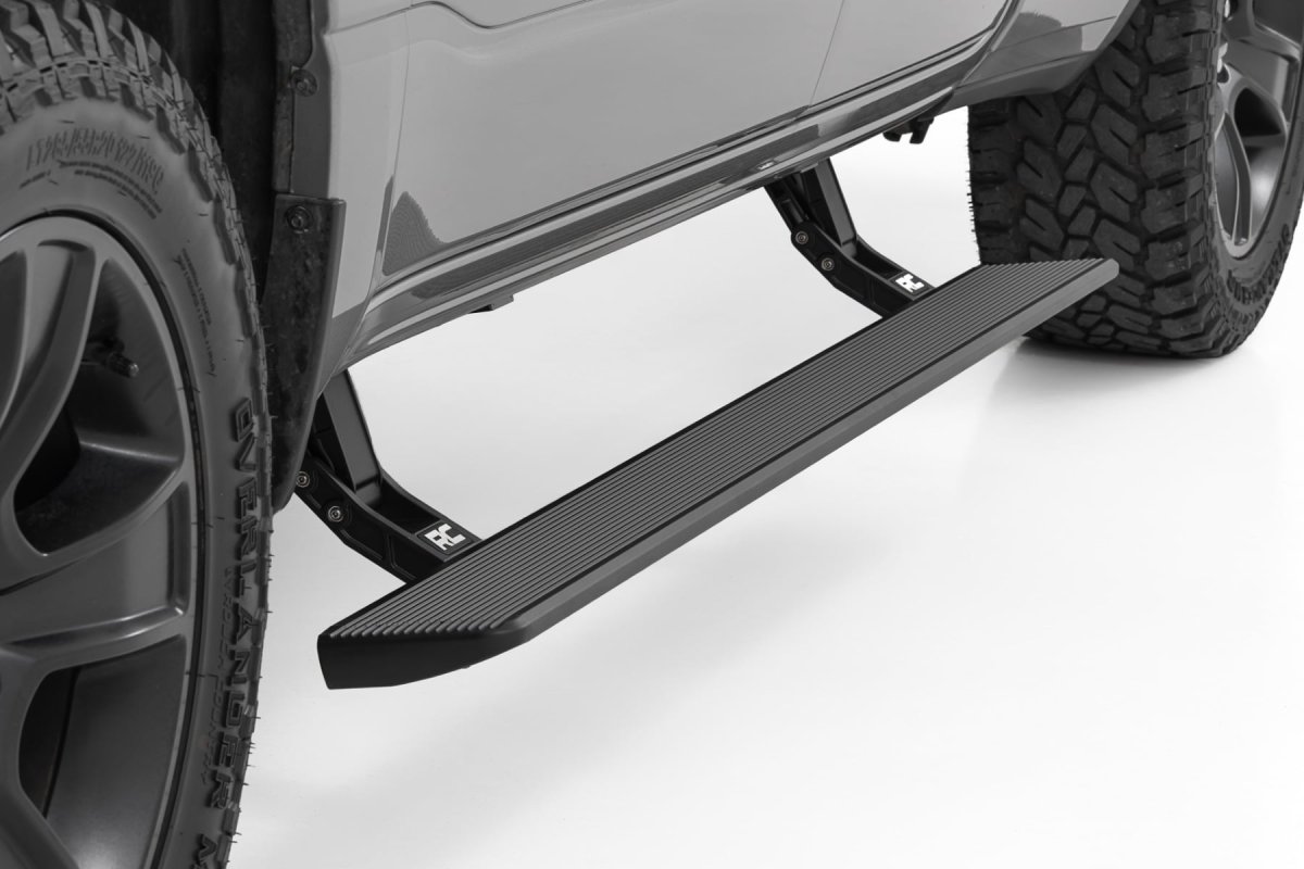 Ram 1500 TRX Power Running Boards - Rough Country - HT-Series - '21-'24
